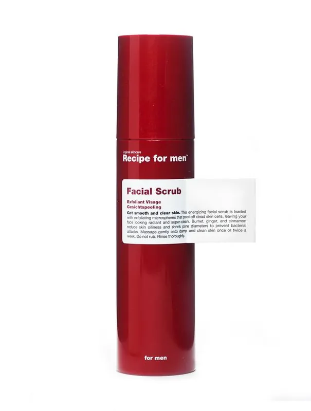 Recipe For Men Facial Scrub 100 ml Poisto