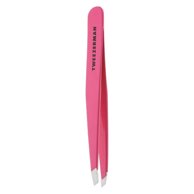 Aito Tweezerman Slant Tweezer – Pretty In Pink