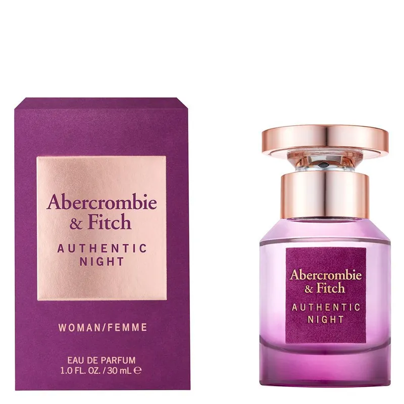 Abercrombie & Fitch  Authentic Night Eau De Parfum 30 ml Rajoitettu Tarjous