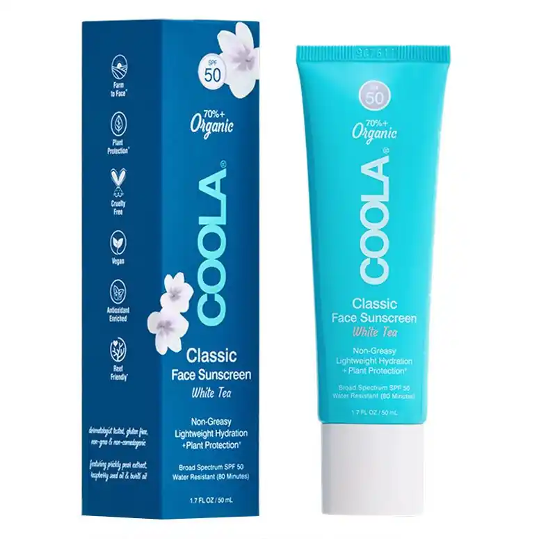 Päivän Tarjous Coola Classic Face SPF50 White Tea 50ml