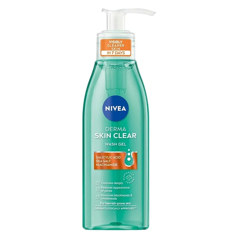 Alennettu NIVEA  Derma Skin Clear Wash Gel 150 ml