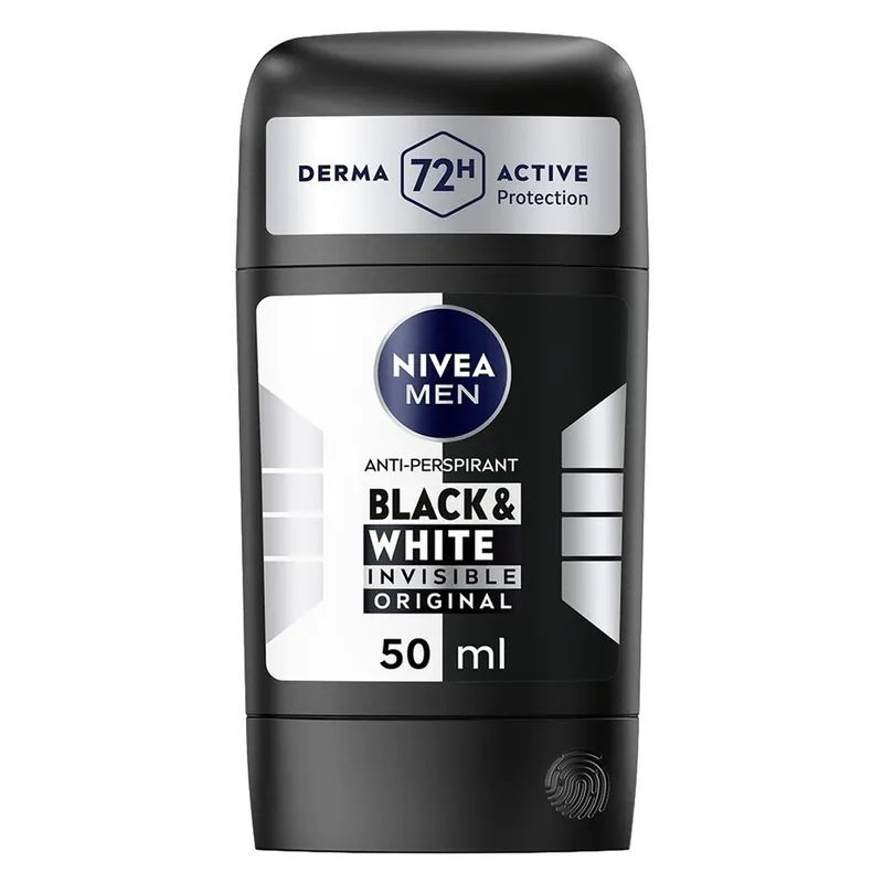 Eniten Myyty NIVEA Men Deo B&W Invisible Stick 50ml
