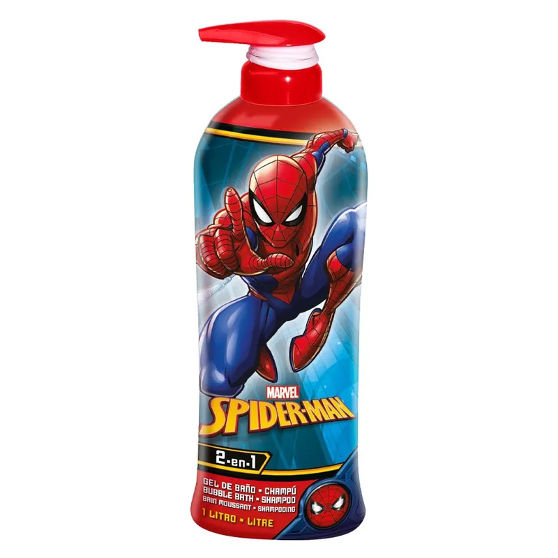 Asiakkaiden Suosikki Marvel  Spiderman Bubblebath & Shampoo 2in1 1000 ml