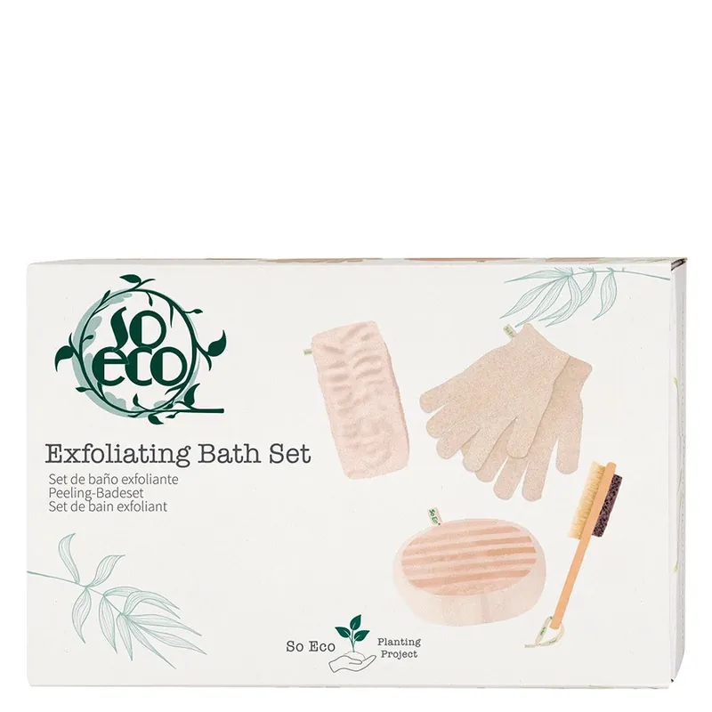 Halpa Hinta So Eco  Exfoliating Bath Set 4 kpl