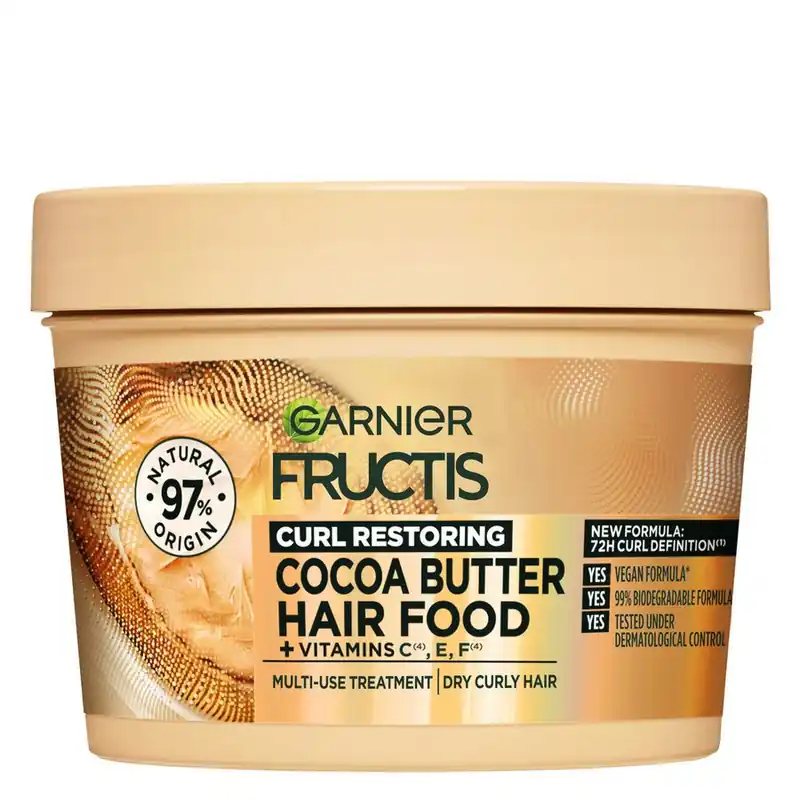 Garnier  Fructis Hair Food Cocoa Butter Mask 400 ml Edullinen