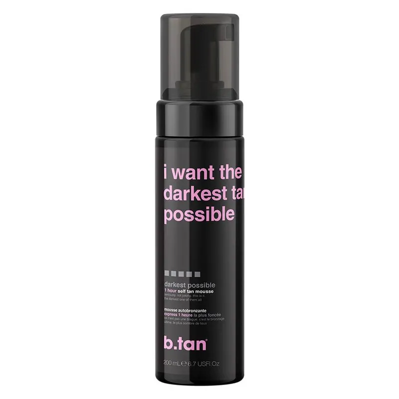b.tan  I Want The Darkest Tan Possible Self Tan Mousse 200 ml Viimeinen Mahdollisuus