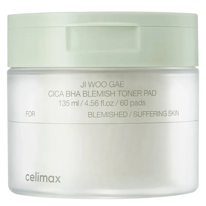 Celimax  Ji Woo Gae Cica BHA Blemish Toner Pad 60 kpl Heti Saatavilla