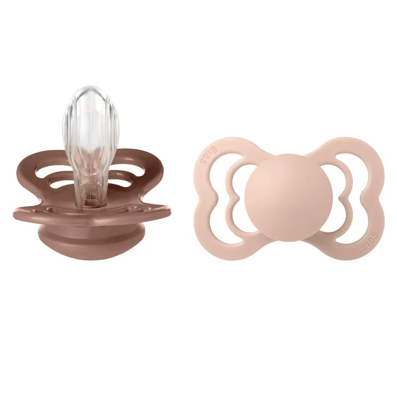 Eniten Myyty BIBS Pacifier Supreme Silicone Size 2 2 kpl – Woodchuck/Blush