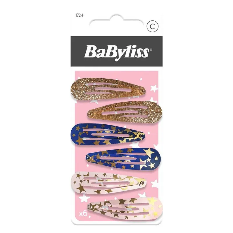 BaByliss Accessories  Party Hair Clips for Kids 6 kpl Kampanjahinta