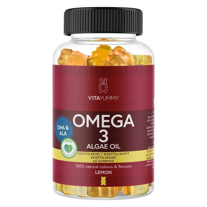 Eniten Myyty Vitayummy  Omega 3 Lemon 60pcs
