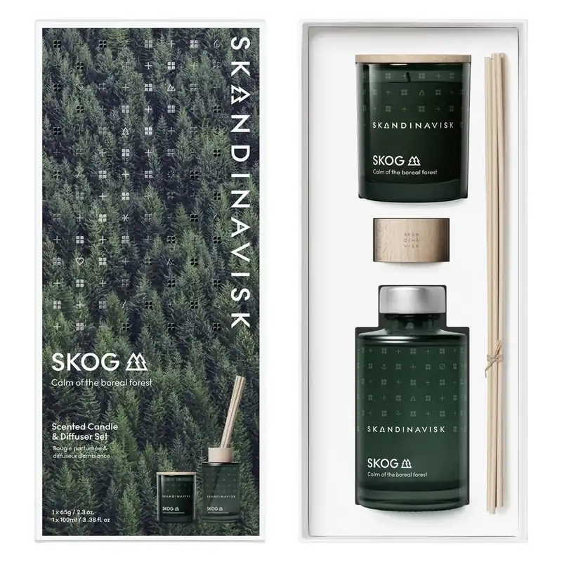 Aito Skandinavisk  SKOG Scented Candle & Diffuser Set