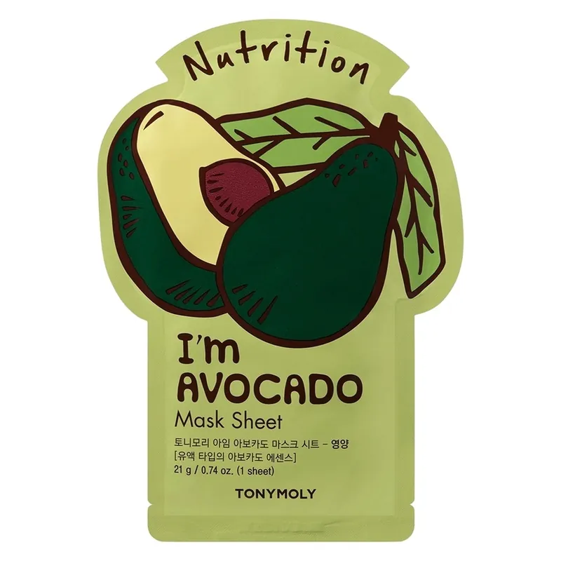 Tehdashinta TONYMOLY I'm Avocado Mask Sheet 21 g