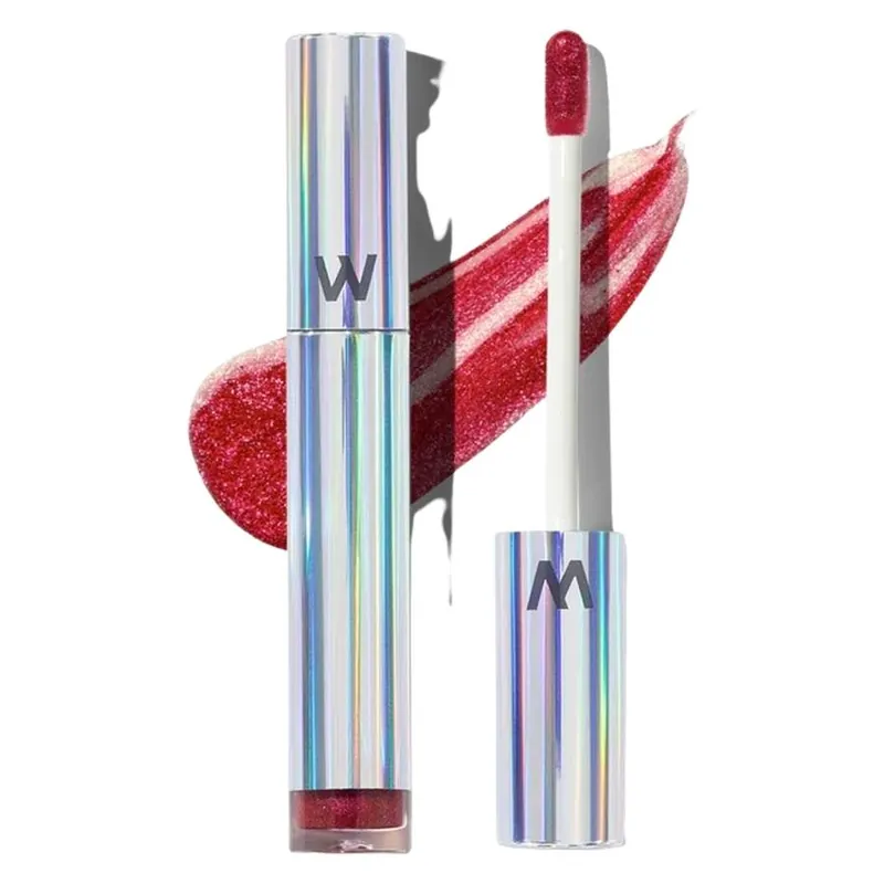 Wonderskin  Wonder Blading Top Gloss Red Glitter 4ml Superhinta