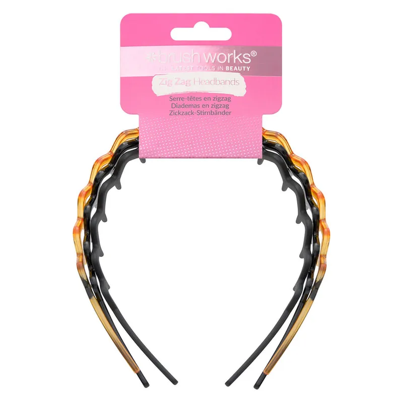 Brushworks  Zig Zag Headband 3pcs Löytö