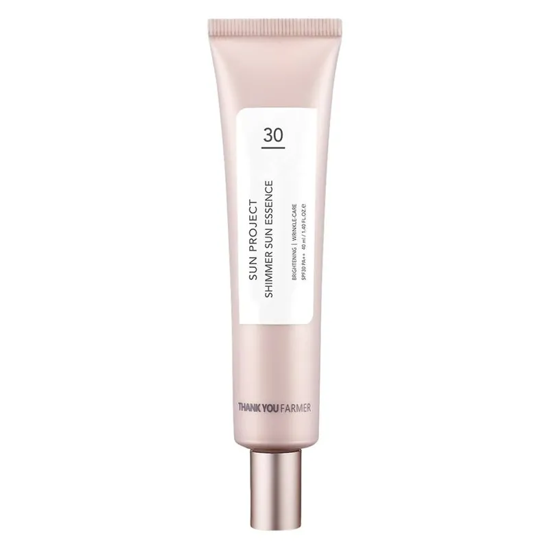 THANK YOU FARMER  Sun Project Shimmer Sun Essence SPF 30 50 ml Loppuunmyynti