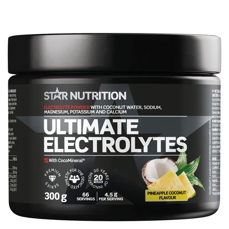 Star Nutrition  Ultimate Electrolytes Pineapple Coconut 300g Vain Rajoitetun Ajan