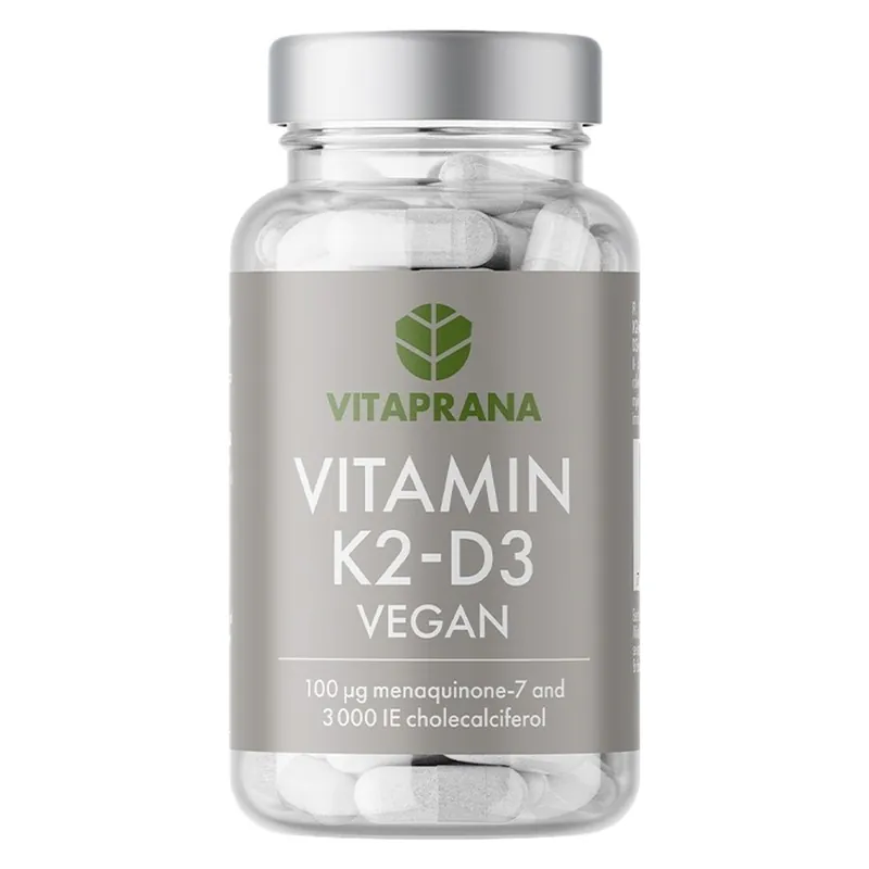 Vitaprana  K2+D3 Vegan 110pcs Vain Rajoitetun Ajan