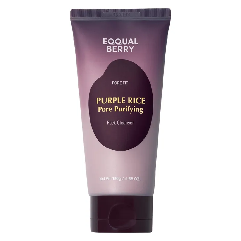 EQQUALBERRY  Purple Rice Pore Purifying Pack Cleanser 130g Lähetetään Heti