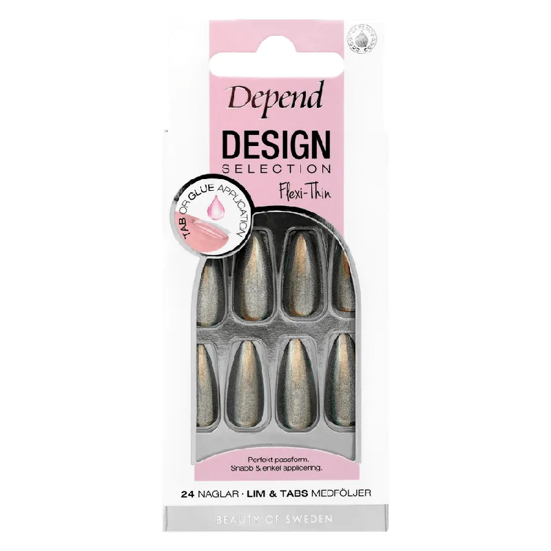 Depend  Design Selection Nails Night Shadow Almond Eniten Myyty