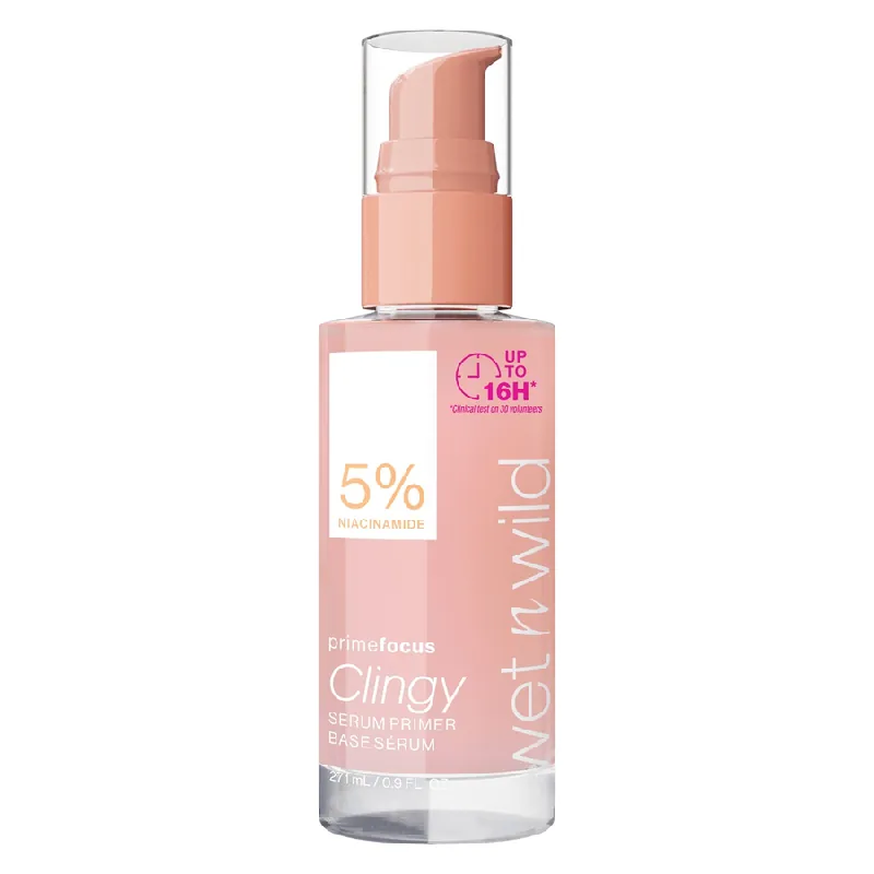 Wet n Wild  Prime Focus Clingy Serum Primer 27ml Nopea Toimitus