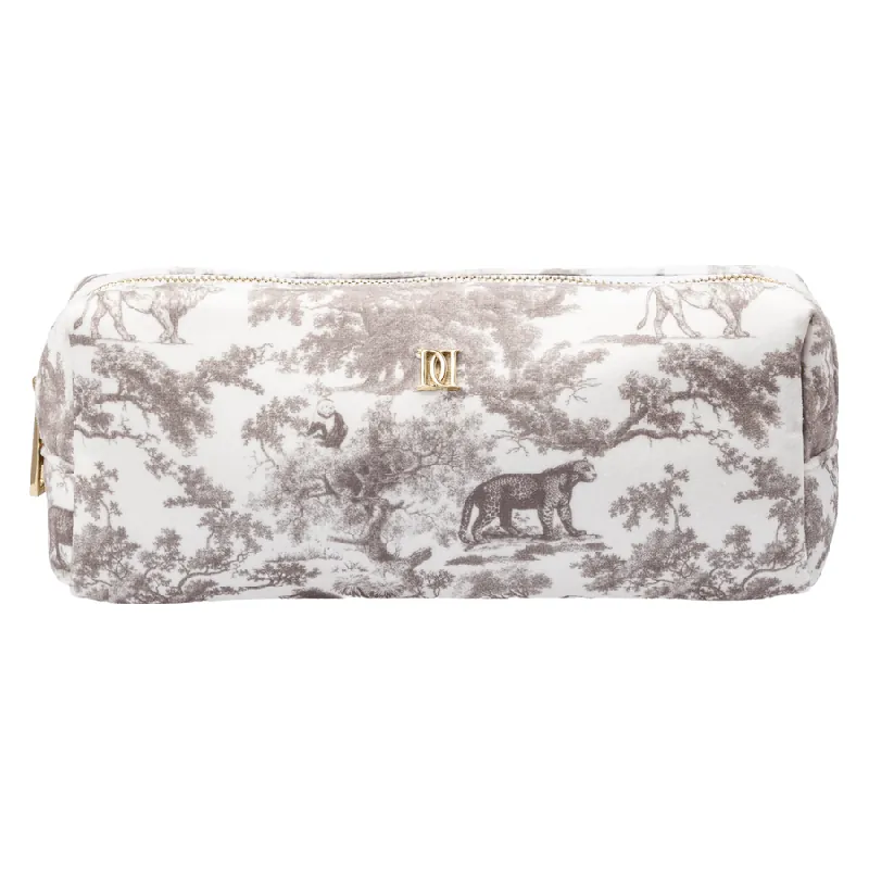 DARK  Velvet Tool Pouch Warm Taupe Savannah Pattern Loppuunmyynti
