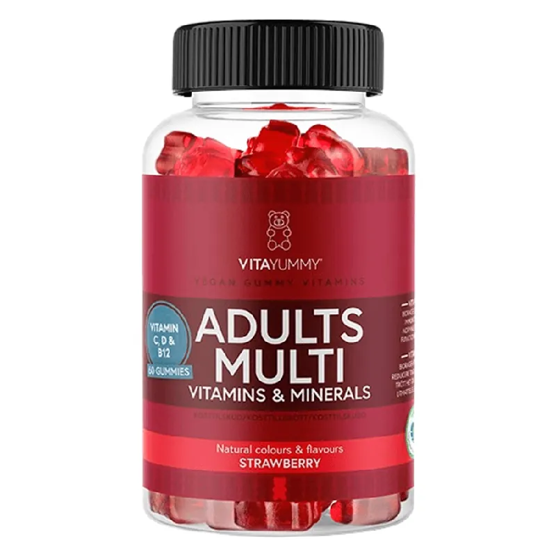 Vitayummy  Adults Multi Strawberry 60 kpl Löytö
