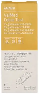 Alkuperäinen Valmed Glutenallergi Test