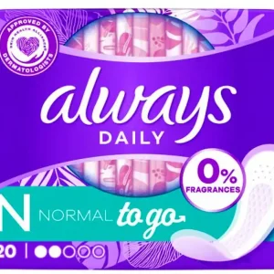 Always Dailies Liners Normal Fresh & Wrapped Kausialennus
