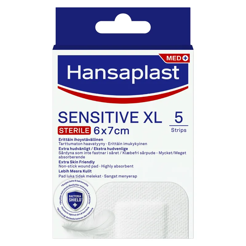 Alkuperäinen Hansaplast Sensitive XL 6 x 7 cm