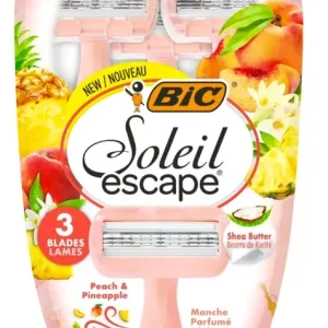 Bic Soleil Escape Disposable Razors Peach & Pineapple Osta Verkossa