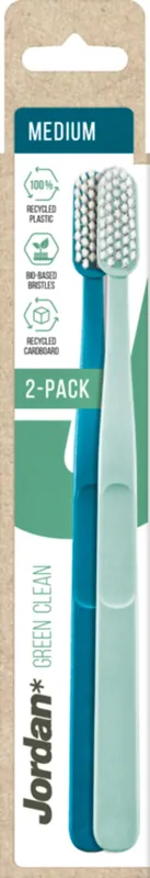 Alkuperäinen Jordan Toothbrush Green Clean Medium