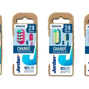 Erikoistarjous Jordan Change Medium Toothbrush Refill Assorted