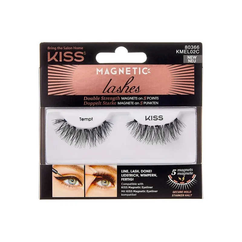 Ajankohtainen KISS Magnetic Eyeliner Lashes KMEL02C