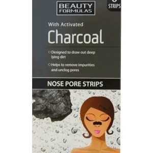 Beauty Formulas Beauty Formulas Charcoal Nose Pore Strips 6 kpl Ajankohtainen
