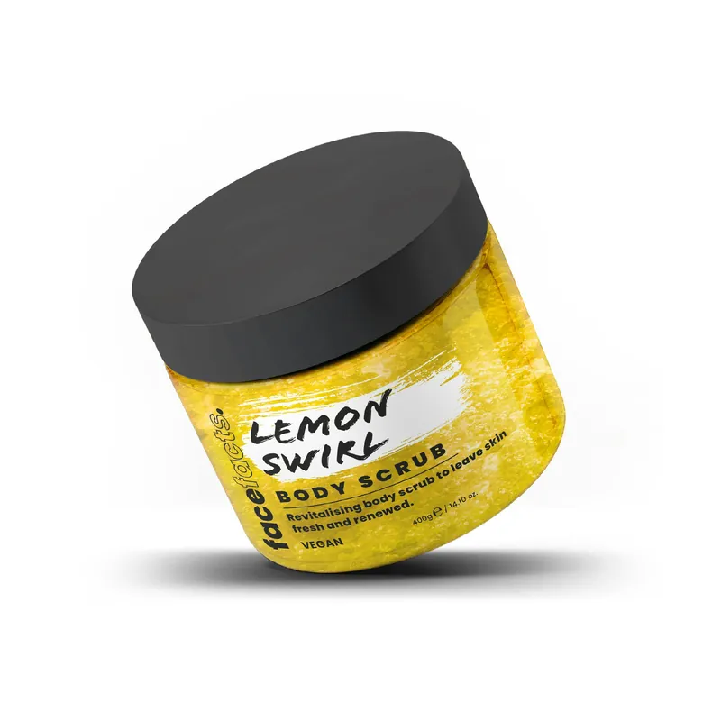 Face Facts Lemon Swirl Body Scrub Vain Rajoitetun Ajan