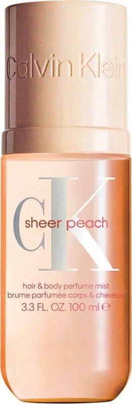 Calvin Klein Hair & Body Mist Sheer Peach Nopea Toimitus