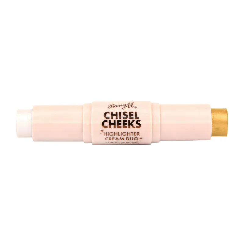 Tarjoushinta Barry M. Chisel Cheeks Highlighter Cream Duo Silver/Gold