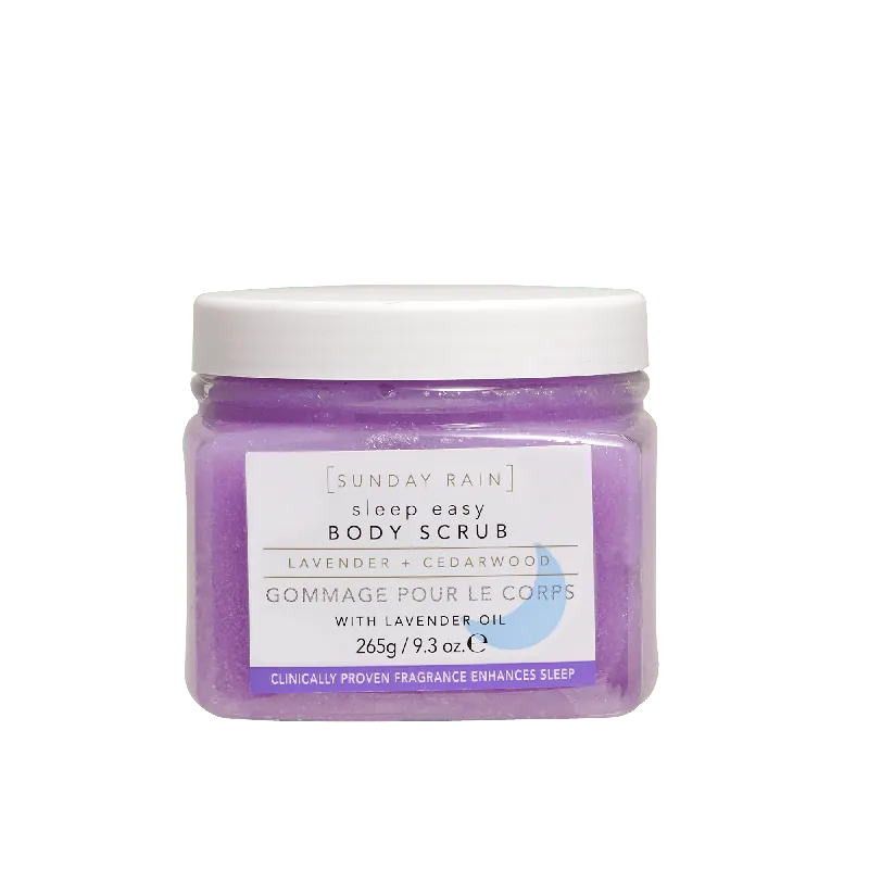 Nopea Toimitus Sunday Rain Sleep Easy Body Scrub Lavender + Cedarwood