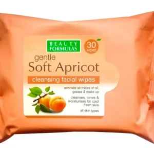Beauty Formulas Gentle Soft Apricot Cleansing Facial Wipes Eniten Myyty