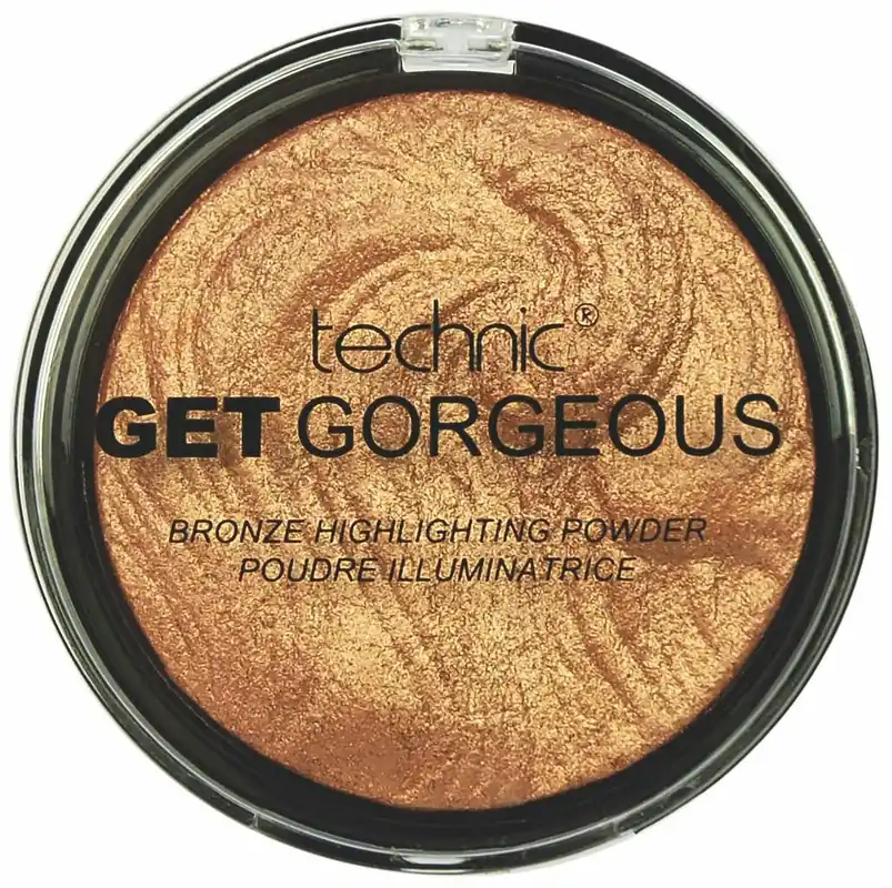 Technic Get Gorgeous Bronze Highlighting Powder 24CT Gold Kuuma Tarjous