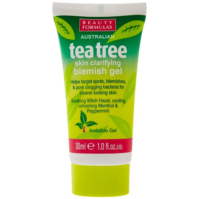 Beauty Formulas Tea Tree Skin Clarifying Blemish Gel Tilaa Heti