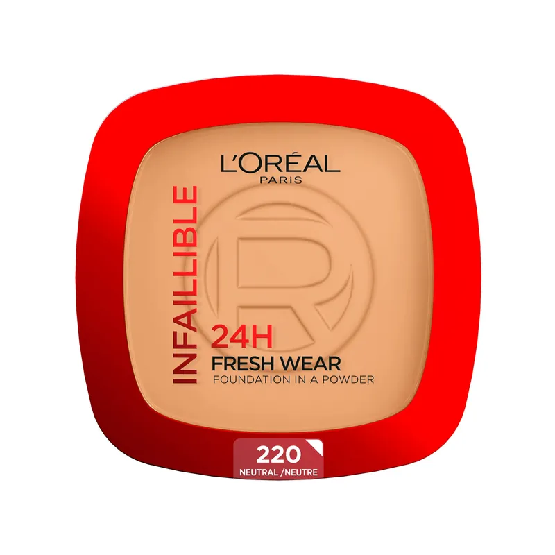 Vain Rajoitetun Ajan L'Oréal Paris Infallible 24H Fresh Wear Powder Foundation 220 Neutral