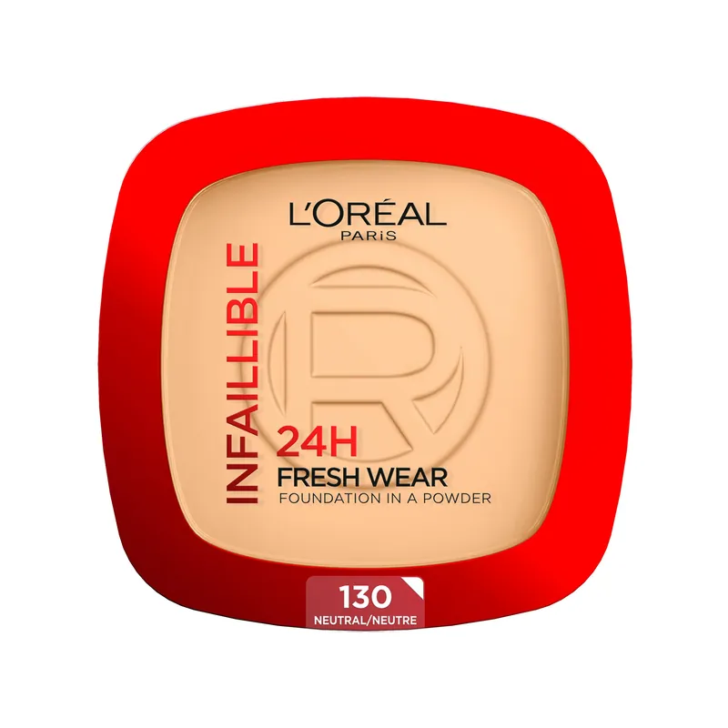 L'Oréal Paris Infallible 24H Fresh Wear Powder Foundation 130 Neutral Ilmainen Palautus