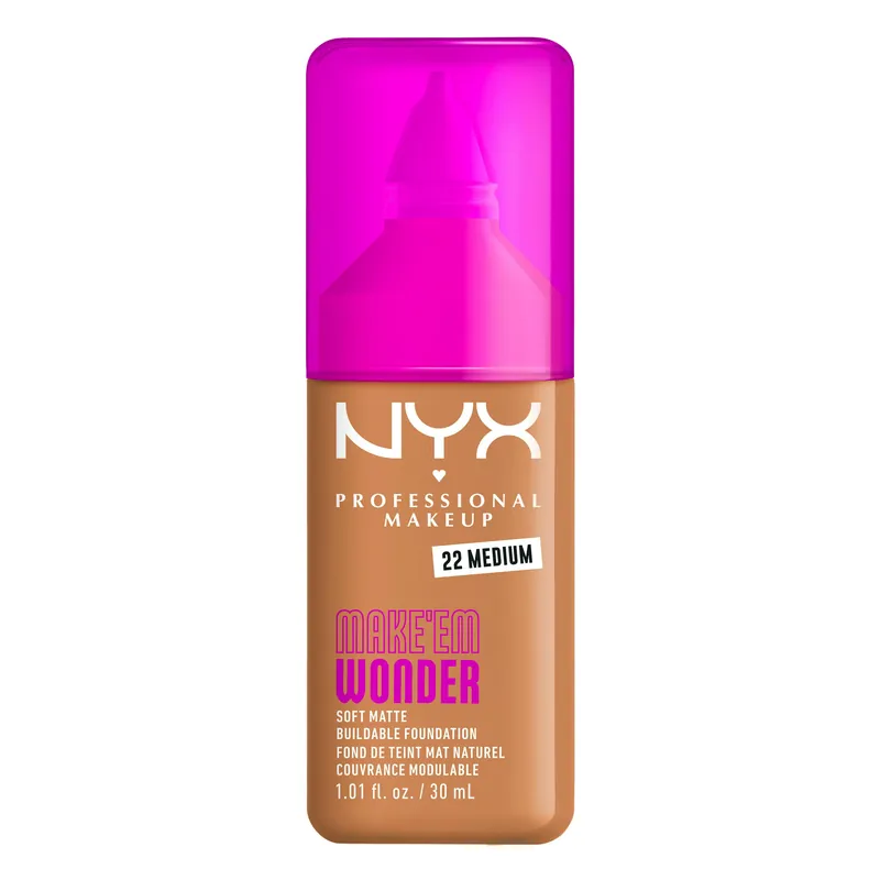 Tehdashinta NYX Professional Make-Up Make Em Wonder Foundation 22 Medium