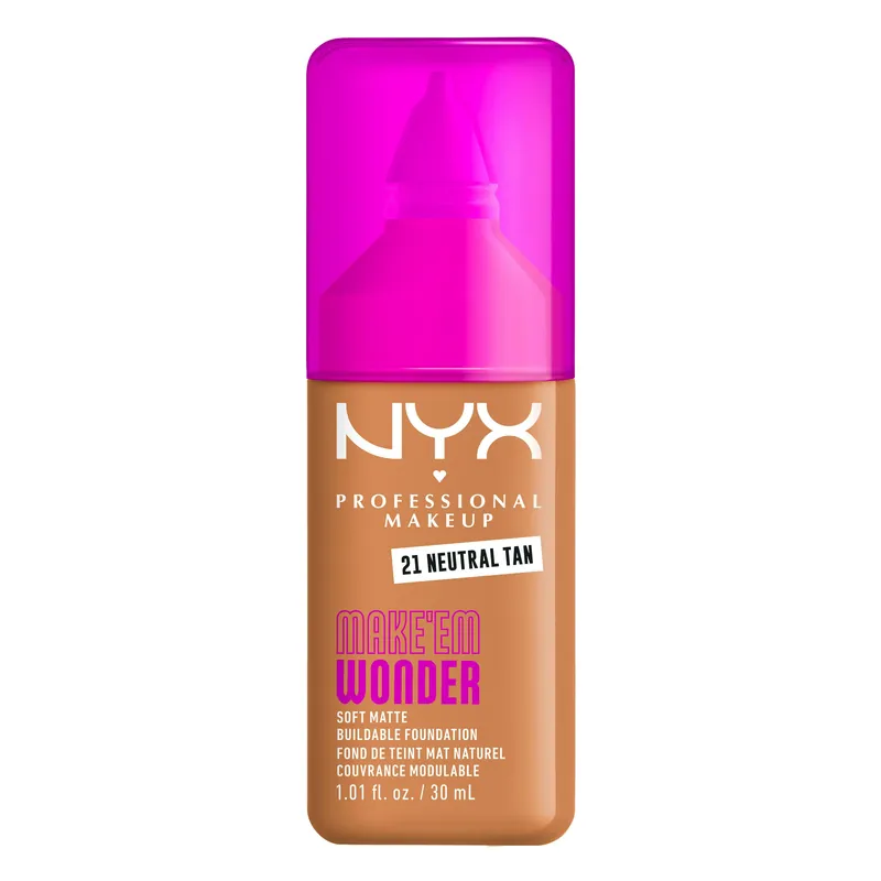 NYX Professional Make-Up Make Em Wonder Foundation 21 Neutral Tan Edullinen Hinta