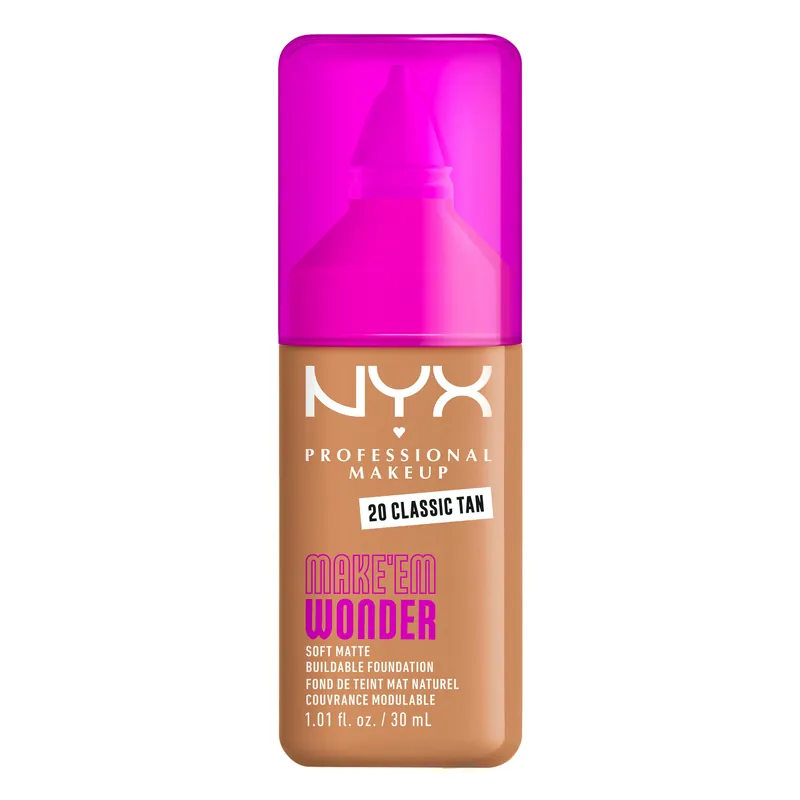 Kausialennus NYX Professional Make-Up Make Em Wonder Foundation 20 Classic Tan