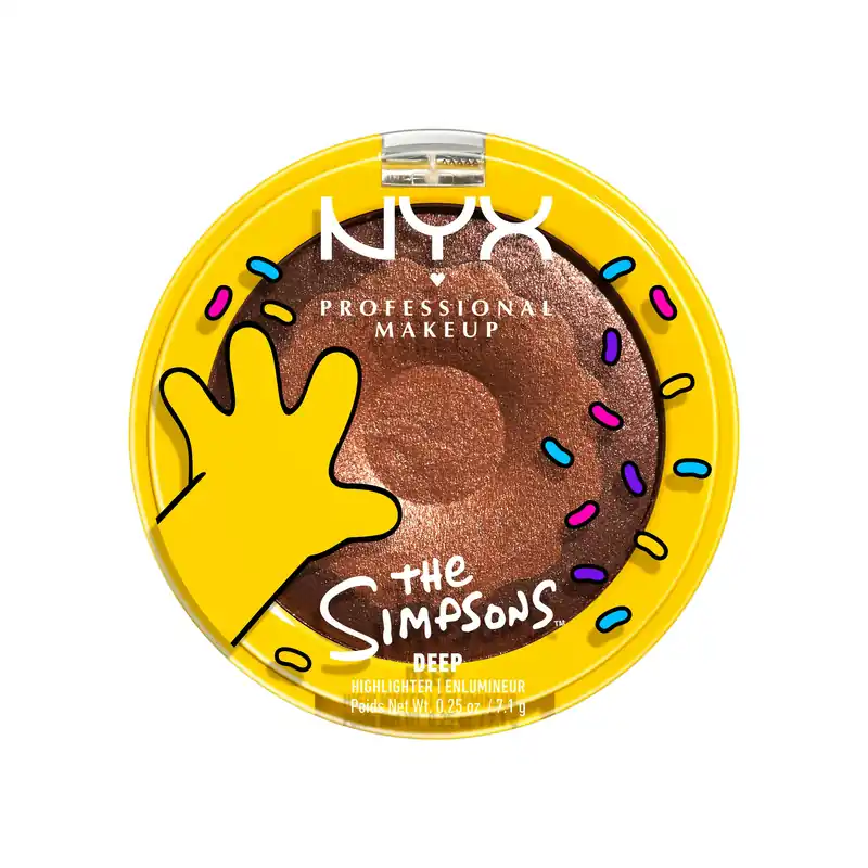 NYX Professional Make-Up Simpsons Donut Highlighter 02 Glazed Over Uusi Kokoelma