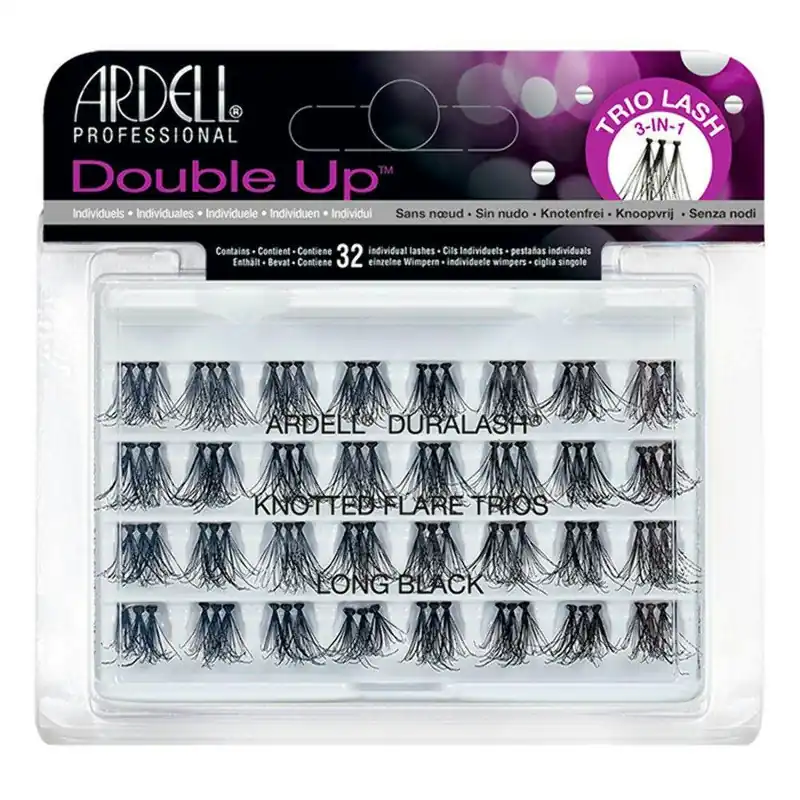 Alkuperäinen Ardell Double Up Trio Lashes Long Black