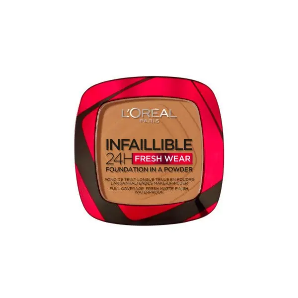 L'Oréal Paris Infallible 24H Fresh Wear Powder Foundation 355 Sienna Superhinta
