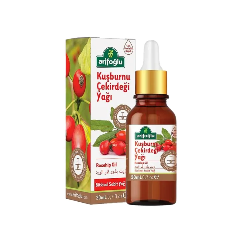 Edullinen Arifoğlu Luonnollinen ruusunmarjan siemenöljy 20 ml (0.67 floz)